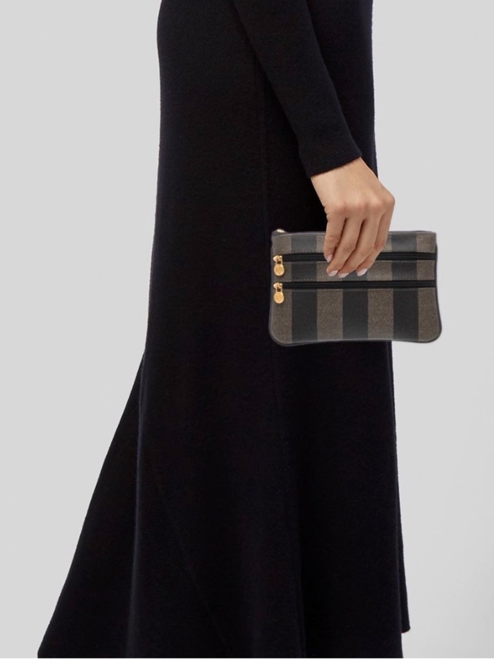 Vintage Fendi PenguinPouch in Black and Brown - Picture 11 of 11